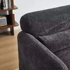 Sofá Cama MAYEERTY con USB, Cama Plegable Ajustable 3 en 1 y Bolsillo Lateral (Terciopelo)