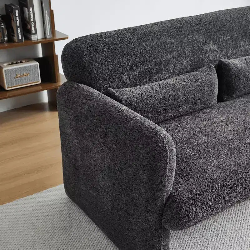 Sofá Cama MAYEERTY con USB, Cama Plegable Ajustable 3 en 1 y Bolsillo Lateral (Terciopelo)
