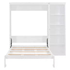 Cama de pared con estantes Whisen Murphy Bed