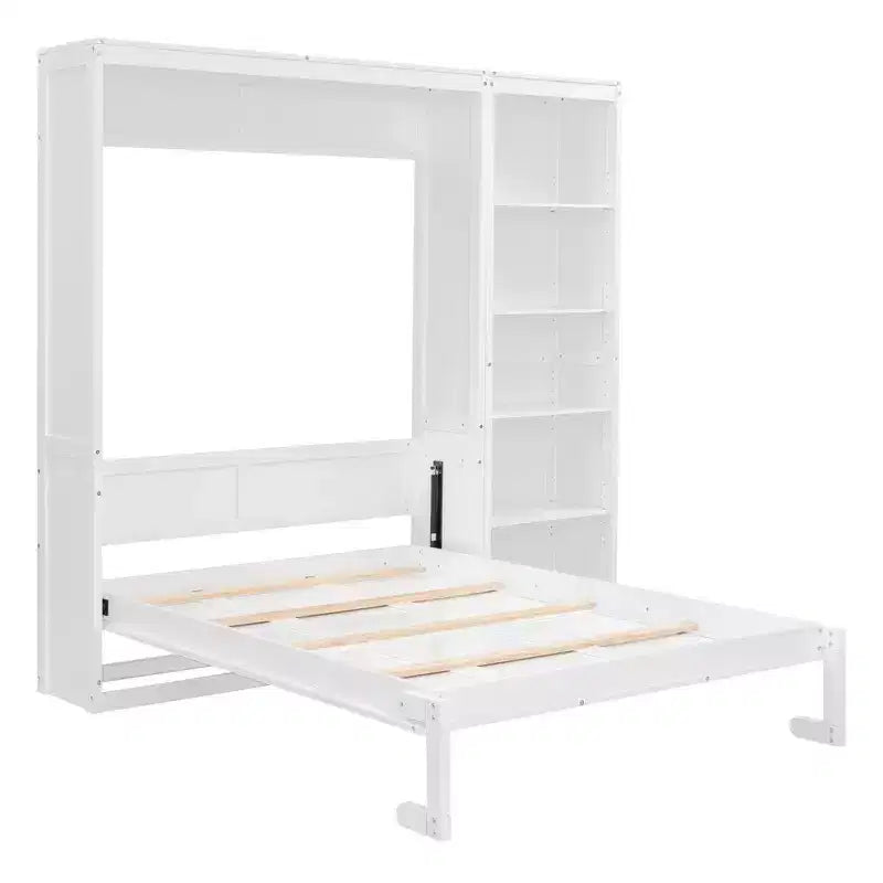 Cama de pared con estantes Whisen Murphy Bed