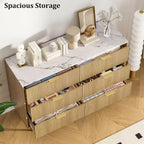 Cómoda para Dormitorio, Cómoda de 6 Cajones, Cómoda Moderna, Organizador de Cajones de Madera para Dormitorio, Sala de Estar, Pasillo, Entrada
