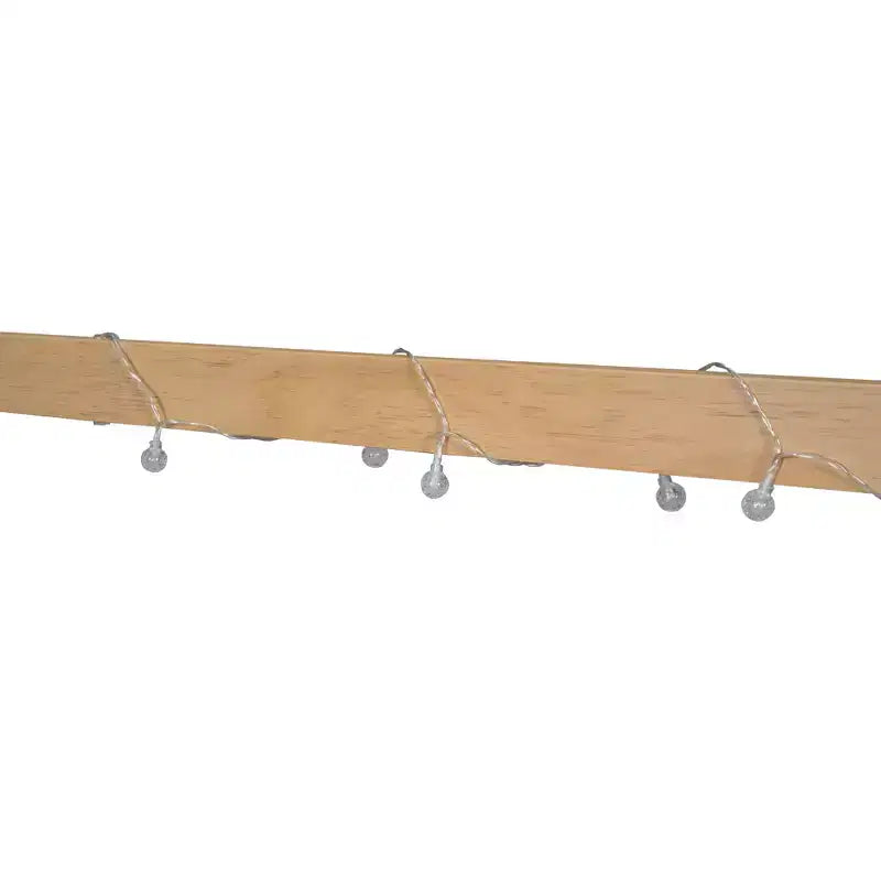 Cama de madera Whisen con forma de casa, tamaño completo, con ventana y valla