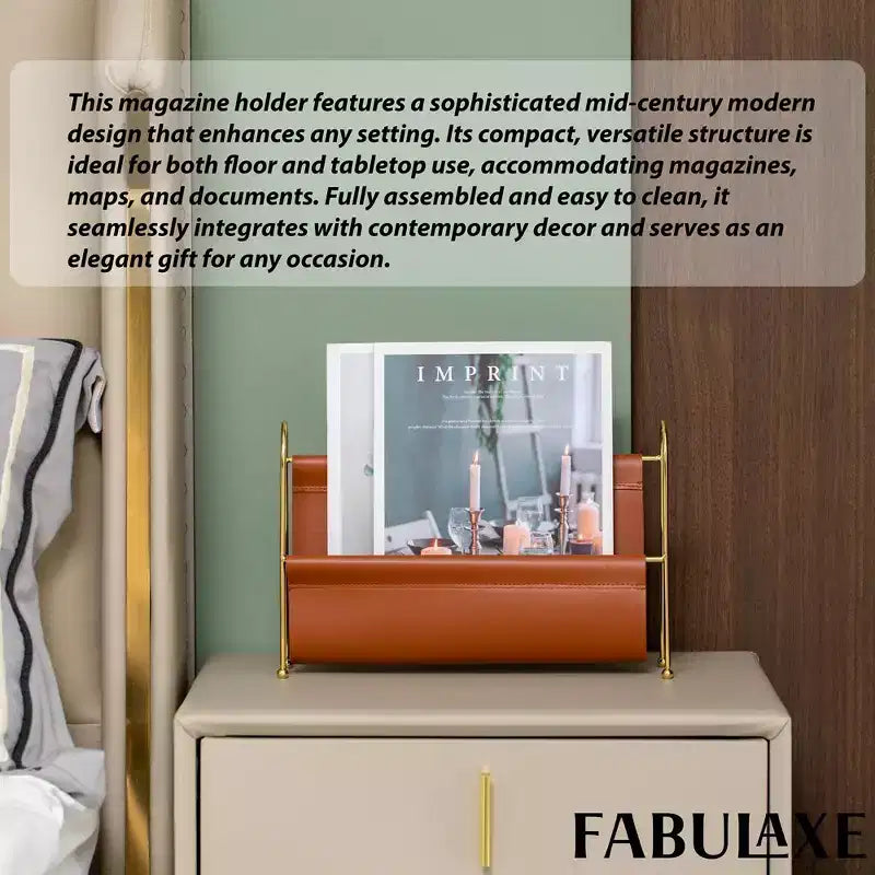 Fabulaxe - Organizador y Soporte de Revistas para Escritorio, Oficina, Sala de Estar, Salas de Espera, Revistas, Libros, Periódicos y Otros Materiales de Lectura 14