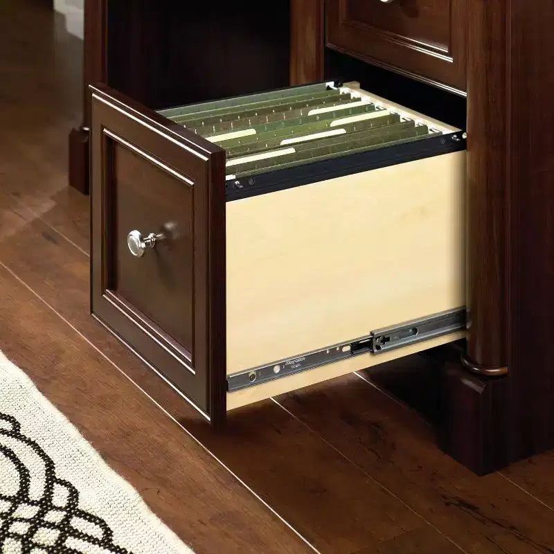 Escritorio ejecutivo HomeStock Palladia marrón 23.5D x 53.12W x 30H Panel desplegable 144 lbs