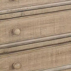 Mesa Auxiliar Royal Hampton 28 | 3 cajones con tiradores redondos | Madera de Caoba