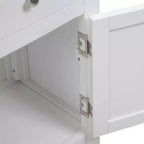 Aparador vidaXL 35.4x13.2x32.7 cm Madera maciza de roble