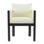 Christopher Knight Home Diana - Sillones modernos de lino tapizados con madera de caucho (juego de 2)