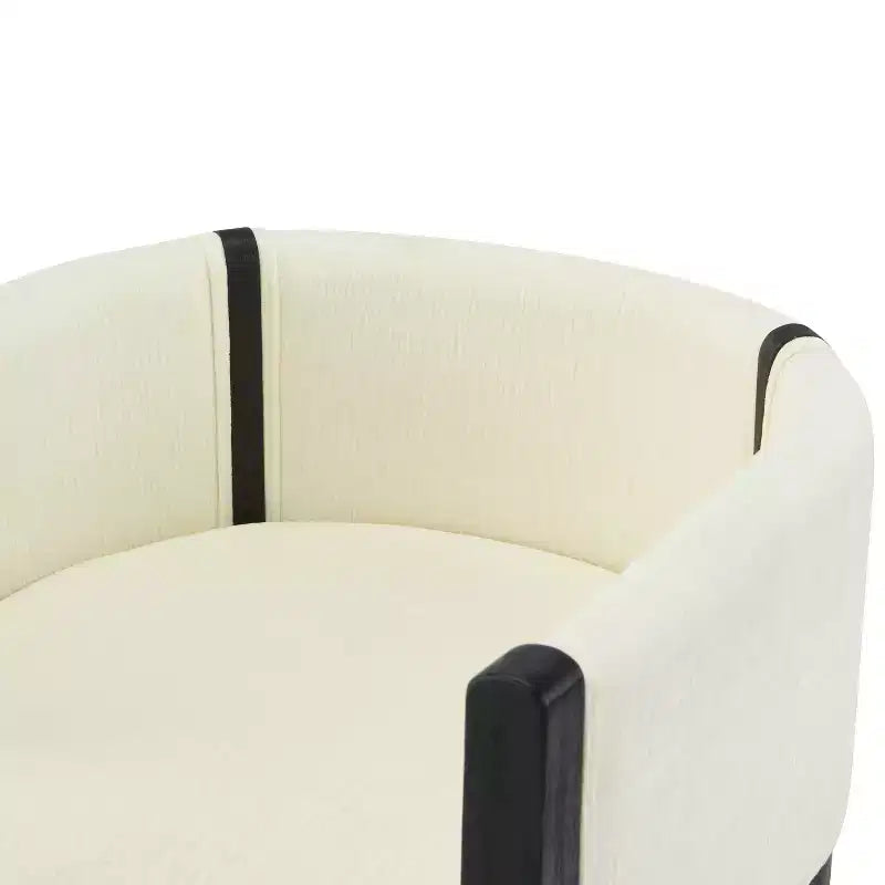 Christopher Knight Home Diana - Sillones modernos de lino tapizados con madera de caucho (juego de 2)