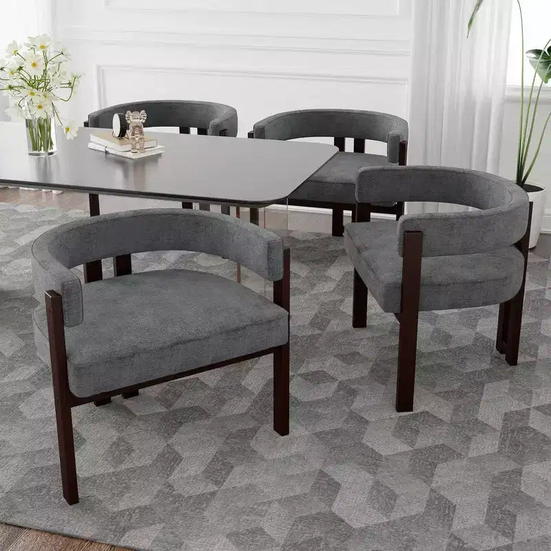 MAYEERTY Mesa de Bar Cuadrada Minimalista de 31.5 pulgadas, con Cubierta de MDF Grano de Madera Oscura, Pedestal Robusto y Reposapiés Metálico, Mesa de Pub Compacta para 2-4 Personas