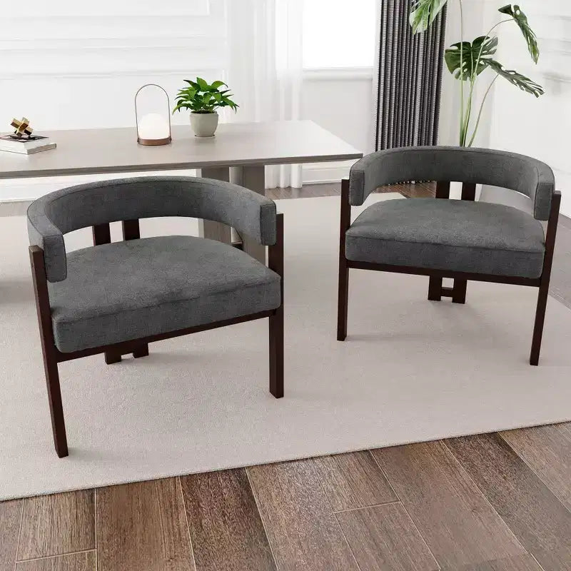 MAYEERTY Mesa de Bar Cuadrada Minimalista de 31.5 pulgadas, con Cubierta de MDF Grano de Madera Oscura, Pedestal Robusto y Reposapiés Metálico, Mesa de Pub Compacta para 2-4 Personas