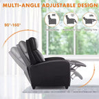 MAYEERTY Sillón decorativo - Sillón giratorio de chenilla 360 con cojín lumbar
