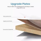 PexFix Gabinete de Archivo Vertical de 3 Cajones, Móvil de Madera con Ruedas para Debajo del Escritorio para Oficina en Casa