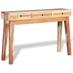 vidaXL Mesa Consola de Madera Maciza Reciclada