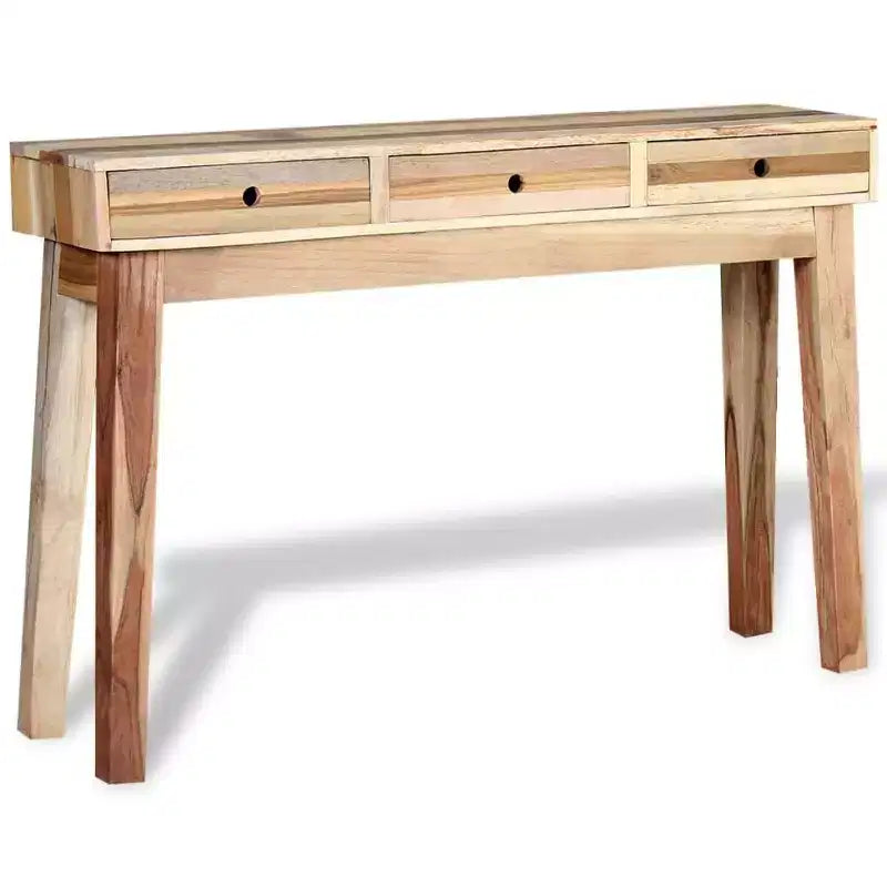 vidaXL Mesa Consola de Madera Maciza Reciclada