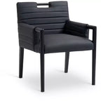 Meridian Furniture,Aimee Vegan Leather Dining Arm Chair