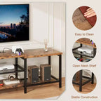 Mueble para TV TROPOW con luces LED para TV de 55/65/75 pulgadas, centro de entretenimiento grande de 170 cm con tomas de corriente, consola multimedia para sala de estar