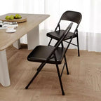 Sillas Plegables Paquete de 4 - Sillas de Camping de Alta Resistencia con Capacidad de 158 kg, Asiento Acolchado y Respaldo para Uso en Interiores/Exteriores