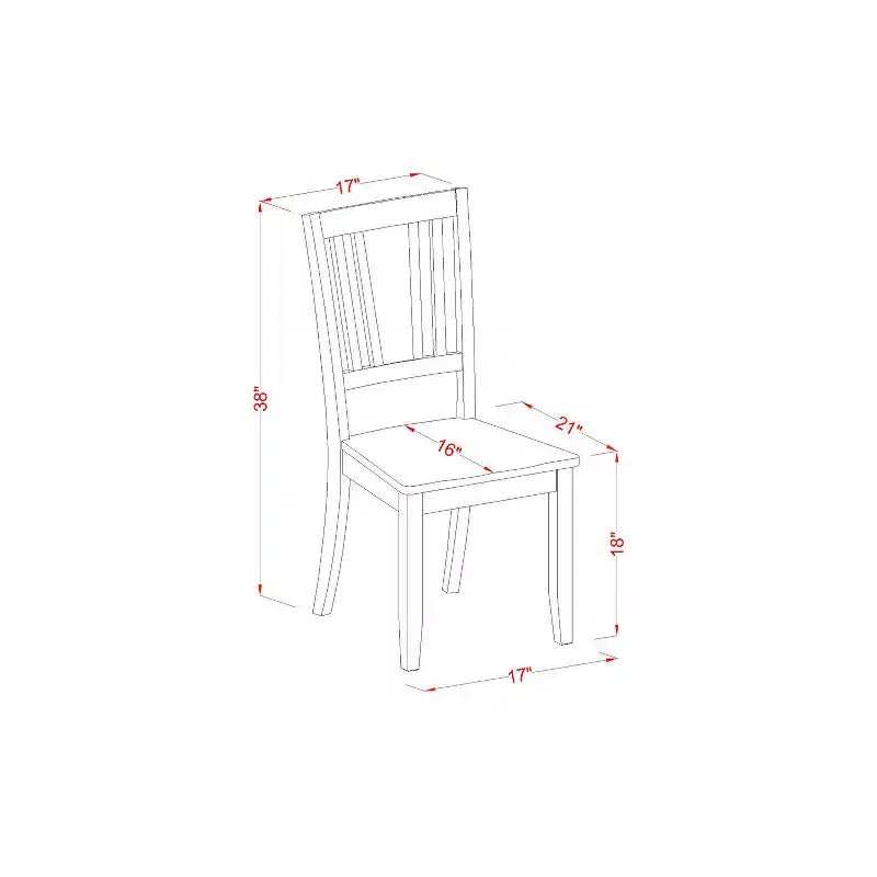 Juego de mesa de comedor de pedestal redondo HomeStock de 42 pulgadas con sillas