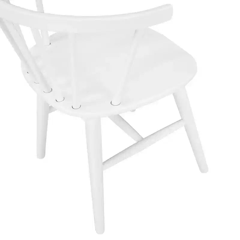 Sillas de comedor tapizadas Okak de estilo Mid-Century, juego de 2, sillas auxiliares de cocina de madera maciza con respaldo único para comedor/sala de estar