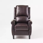 GDFStudio Pacific Sillón Reclinable Contemporáneo Tapizado con Respaldo y Patas de Madera de Abedul