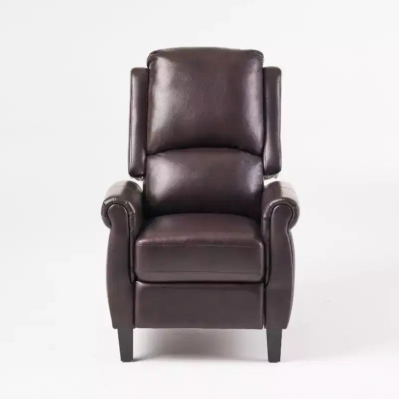 GDFStudio Pacific Sillón Reclinable Contemporáneo Tapizado con Respaldo y Patas de Madera de Abedul