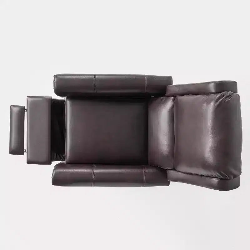 GDFStudio Pacific Sillón Reclinable Contemporáneo Tapizado con Respaldo y Patas de Madera de Abedul
