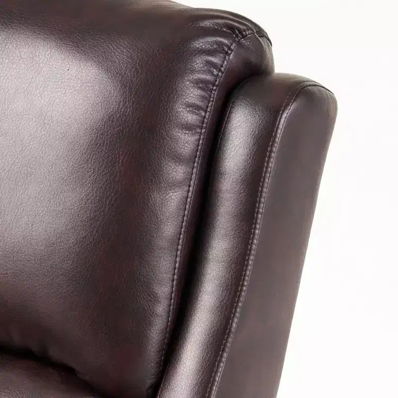 GDFStudio Pacific Sillón Reclinable Contemporáneo Tapizado con Respaldo y Patas de Madera de Abedul