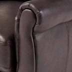 GDFStudio Pacific Sillón Reclinable Contemporáneo Tapizado con Respaldo y Patas de Madera de Abedul