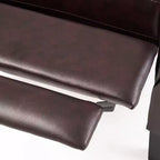 GDFStudio Pacific Sillón Reclinable Contemporáneo Tapizado con Respaldo y Patas de Madera de Abedul