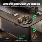 LumiDesk Escritorio Eléctrico Ajustable en Altura Todo en 1 Inteligente, Modular y Ergonómico