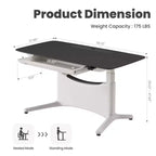 LumiDesk Escritorio Eléctrico Ajustable en Altura Todo en 1 Inteligente, Modular y Ergonómico
