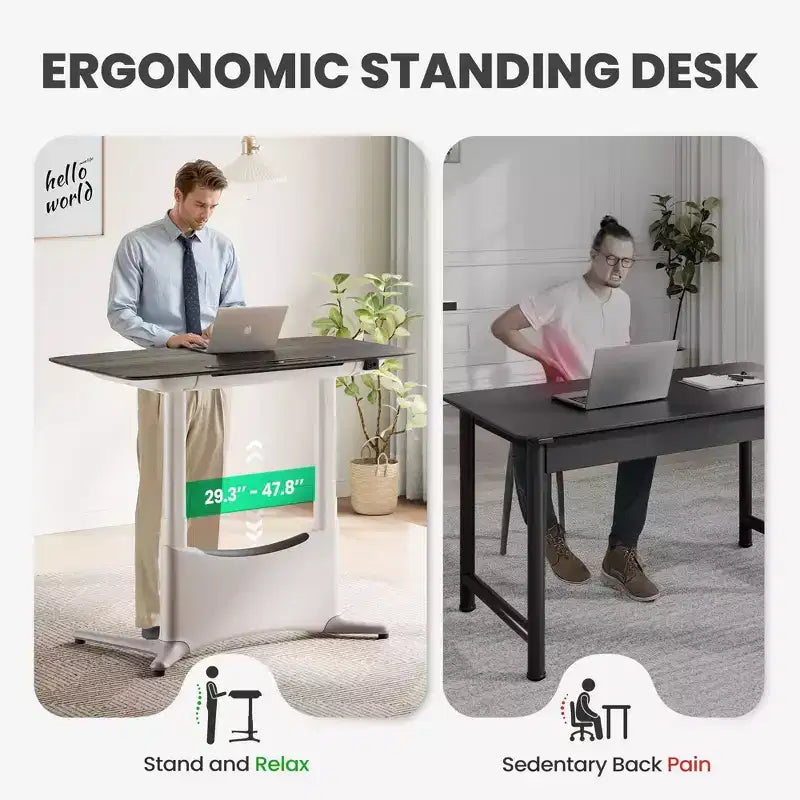 LumiDesk Escritorio Eléctrico Ajustable en Altura Todo en 1 Inteligente, Modular y Ergonómico