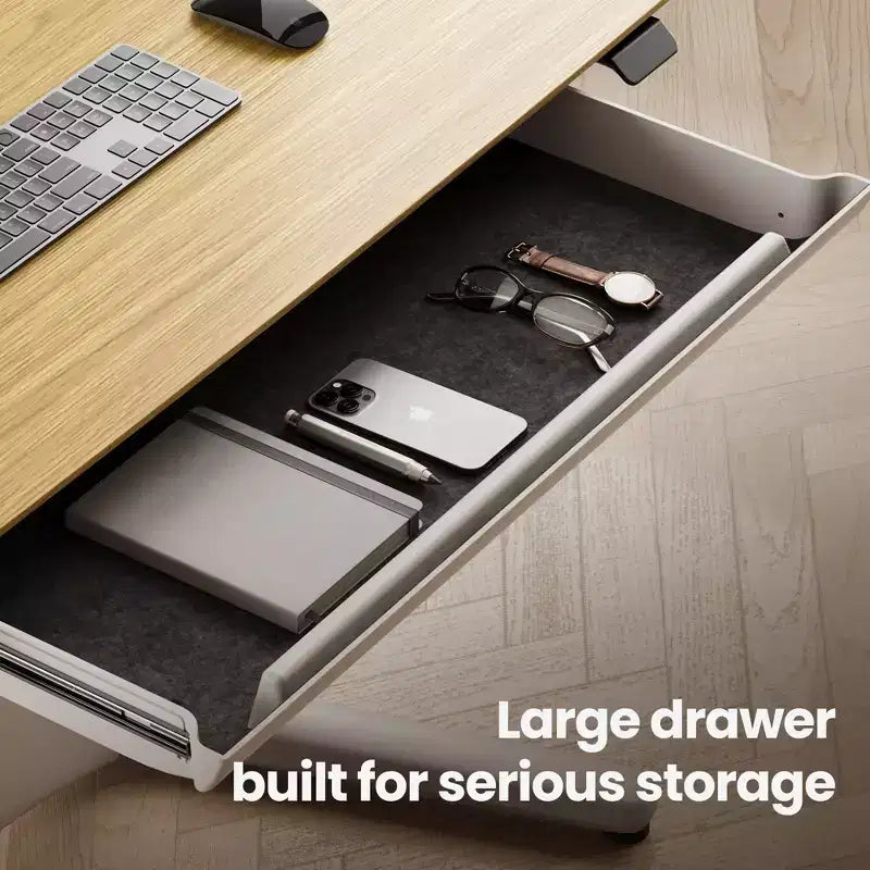 LumiDesk Escritorio Eléctrico Ajustable en Altura Todo en 1 Inteligente, Modular y Ergonómico