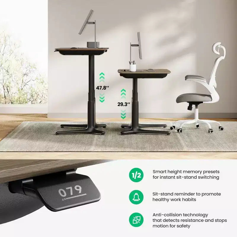 LumiDesk Escritorio Eléctrico Ajustable en Altura Todo en 1 Inteligente, Modular y Ergonómico