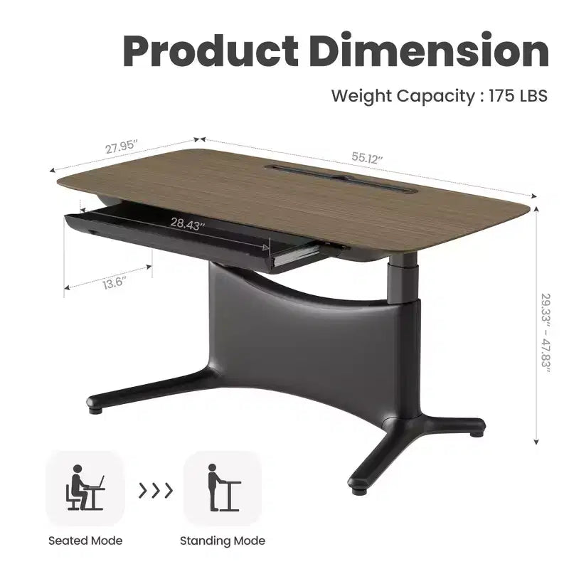 LumiDesk Escritorio Eléctrico Ajustable en Altura Todo en 1 Inteligente, Modular y Ergonómico