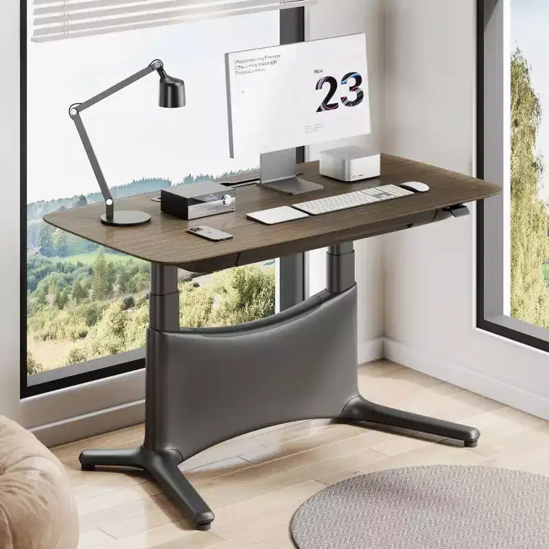 LumiDesk Escritorio Eléctrico Ajustable en Altura Todo en 1 Inteligente, Modular y Ergonómico