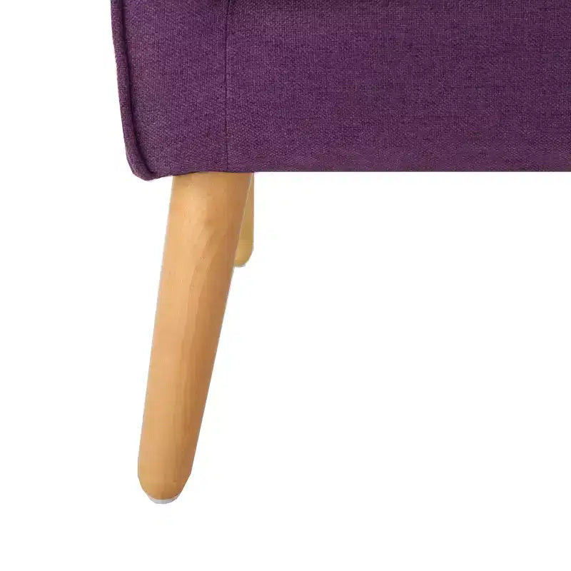 Sillón decorativo tapizado de tela GDFStudio Merel de mediados de siglo moderno