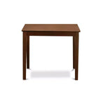 Juego de mesa HomeStock Belmont de 3 piezas, altura de mostrador, caoba