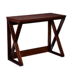 HomeRoots 46 Brown Solid Wood A Frame Console Table