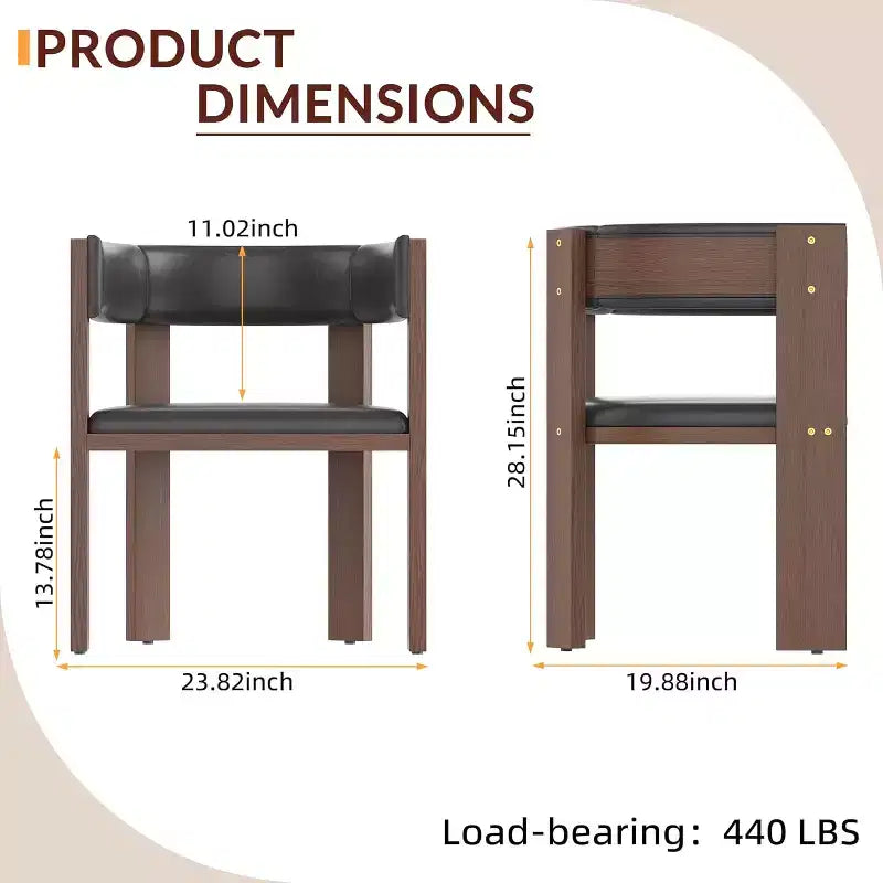 Juego de 3 sillas de comedor, sillas de cocina modernas con estructura de madera y respaldo curvo para cocina, comedor, sala de estar