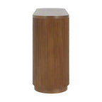 Mesa consola multifuncional moderna Brad para entrada con estantes abiertos de Christopher Knight Home