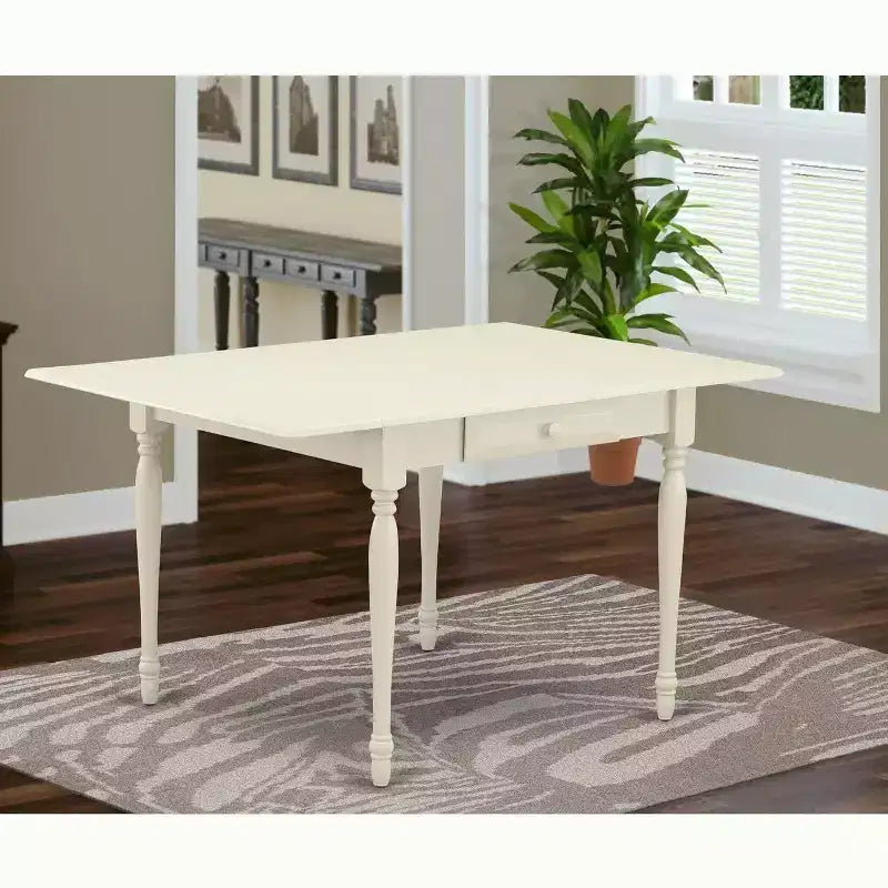 Mesa rectangular HomeStock de 36 x 54 con 2 hojas abatibles