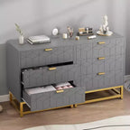 Cómoda para dormitorio, cómoda de 3 cajones con patas de metal, organizador de cajones moderno con amplio espacio de almacenamiento, cómoda para dormitorio, sala de estar