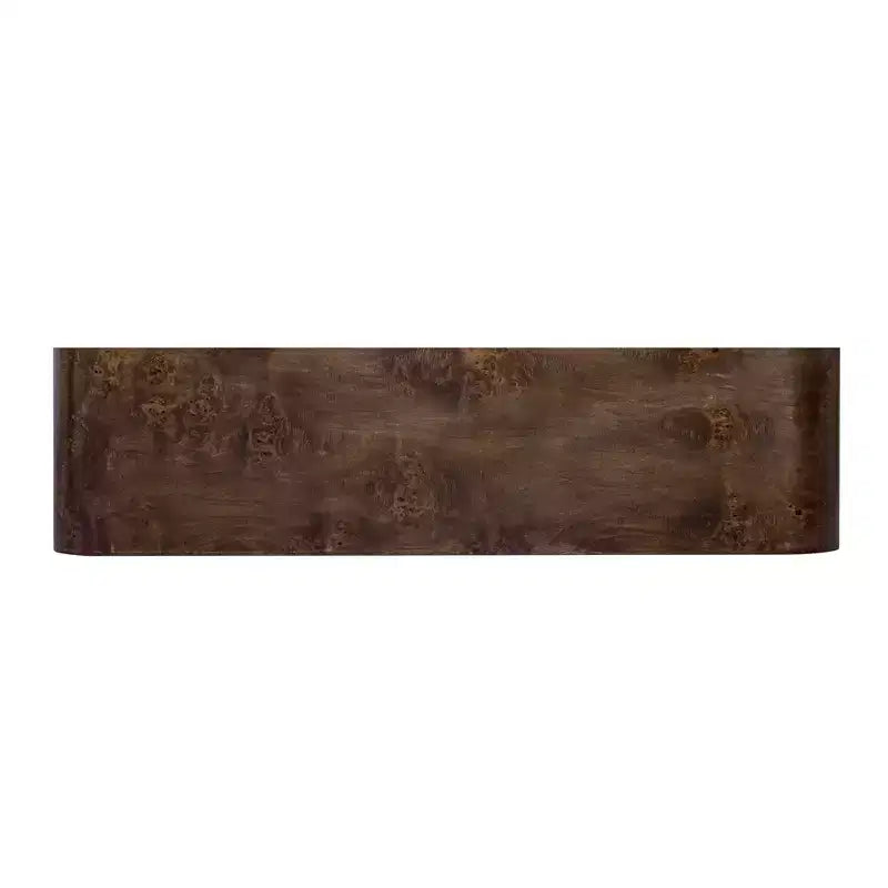 Mesa Consola Arqueada con Almacenamiento, Mesa de Entrada de Madera Minimalista con Cajones para el Recibidor