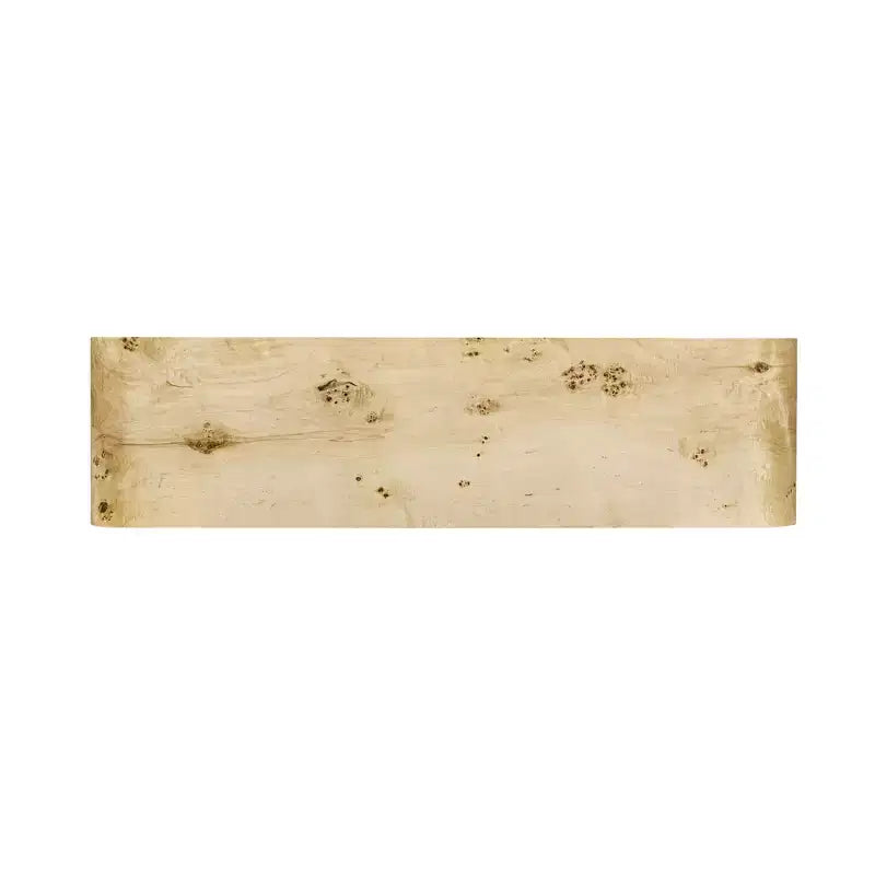 Mesa Consola Arqueada con Almacenamiento, Mesa de Entrada de Madera Minimalista con Cajones para el Recibidor