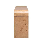 Mesa Consola Arqueada con Almacenamiento, Mesa de Entrada de Madera Minimalista con Cajones para el Recibidor