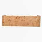 Mesa Consola Arqueada con Almacenamiento, Mesa de Entrada de Madera Minimalista con Cajones para el Recibidor