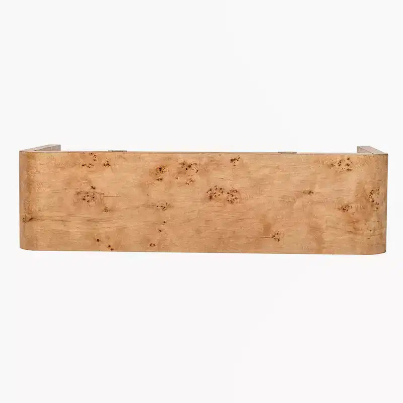 Mesa Consola Arqueada con Almacenamiento, Mesa de Entrada de Madera Minimalista con Cajones para el Recibidor