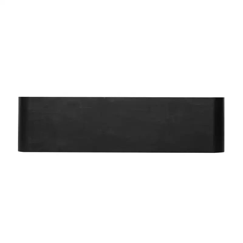 Mesa Consola Arqueada con Almacenamiento, Mesa de Entrada de Madera Minimalista con Cajones para el Recibidor