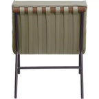 Meridian Furniture, Sillón decorativo de piel vegana Burke